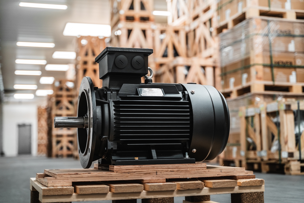 Hoyer IE4 High-Efficiency Electric Motor for Industrial Applications